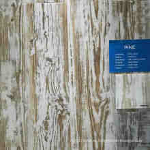 Suelo de PVC de vinilo plástico de madera de color profundo de Pine Color